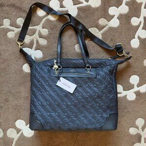 juicy couture cloud nine weekender bag in black